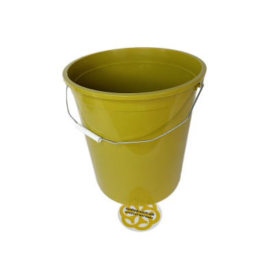 Будкрам купити Відро пластикове з ручкою 10Л, жовтий Afacan Plastik Відро пластикове з ручкою 10Л, жовтий Afacan Plastik 2