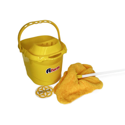 Будкрам купить Набор для уборки COMFORT, ведро на 12 л, швабра 128 см Afacan Plastik