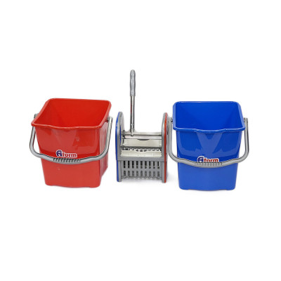 Будкрам купити Візок для збирання на 2 відра по 25 л, з віджимом Afacan Plastik Візок для збирання на 2 відра по 25 л, з віджимом Afacan Plastik 2