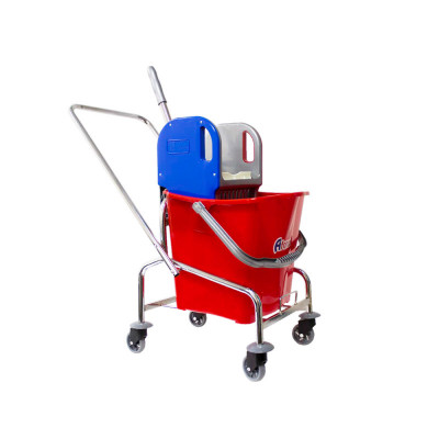 Будкрам купить Тележка для уборки на одно ведро 25 Л, с отжимом Afacan
