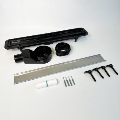 Будкрам купить Душевой канал STREAM 60 см, горизонтальный, с поворотным S-образным сифоном, решётка под плитку WATERWAY Душевой канал STREAM 60 см, горизонтальный, с поворотным S-образным сифоном, решётка под плитку WATERWAY 2