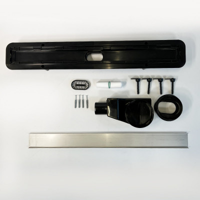 Будкрам купить Душевой канал STREAM 70 см, горизонтальный, с поворотным S-образным сифоном, решётка под плитку WATERWAY Душевой канал STREAM 70 см, горизонтальный, с поворотным S-образным сифоном, решётка под плитку WATERWAY 4