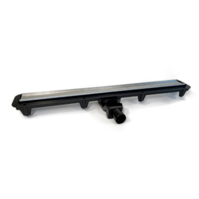 Будкрам купить Душевой канал STREAM 90 см, горизонтальный, с поворотным S-образным сифоном, решётка под плитку WATERWAY