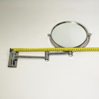 Будкрам купити Дзеркало косметичне, двостороннє настінне, D18 см, нержавіюча сталь Sanpreis Дзеркало косметичне, двостороннє настінне, D18 см, нержавіюча сталь Sanpreis 4