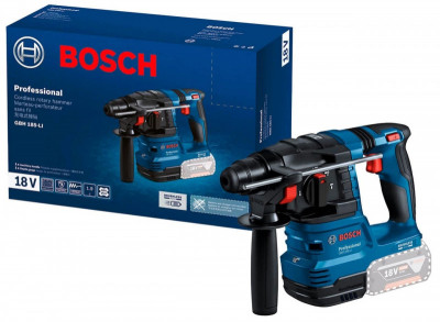 Будкрам купити Bosch Перфоратор GBH 185-LI, акумуляторний, 18В, SDS-Plus, 1.9Дж, безщітковий, соло (без АКБ та ЗП) Bosch Перфоратор GBH 185-LI, акумуляторний, 18В, SDS-Plus, 1.9Дж, безщітковий, соло (без АКБ та ЗП) 2