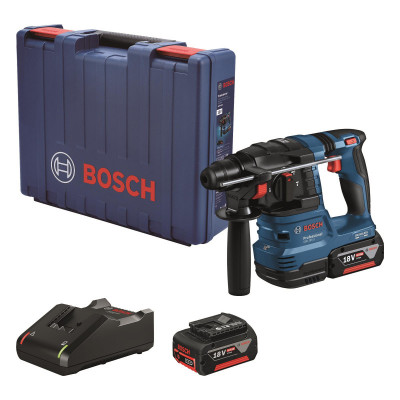 Будкрам купити Bosch Перфоратор GBH 185-LI, акумуляторний, 18В, SDS-Plus, 1.9Дж, безщітковий, 2х4.0Ah Bosch Перфоратор GBH 185-LI, акумуляторний, 18В, SDS-Plus, 1.9Дж, безщітковий, 2х4.0Ah 2