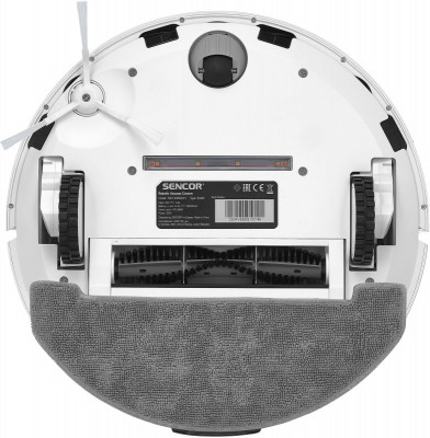 Будкрам купити Sencor Робот-пилосос, 400Вт, h=9,8см, вологе прибирання, конт пил -0,45л, вода -0,24л, НЕРА, білий Sencor Робот-пилосос, 400Вт, h=9,8см, вологе прибирання, конт пил -0,45л, вода -0,24л, НЕРА, білий 22