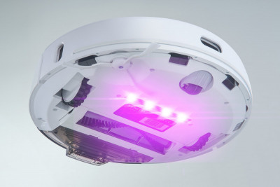 Будкрам купити Sencor Робот-пилосос, 400Вт, h=9,8см, вологе прибирання, конт пил -0,45л, вода -0,24л, НЕРА, білий Sencor Робот-пилосос, 400Вт, h=9,8см, вологе прибирання, конт пил -0,45л, вода -0,24л, НЕРА, білий 3