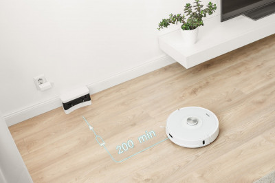 Будкрам купити Sencor Робот-пилосос, 400Вт, h=9,8см, вологе прибирання, конт пил -0,45л, вода -0,24л, НЕРА, білий Sencor Робот-пилосос, 400Вт, h=9,8см, вологе прибирання, конт пил -0,45л, вода -0,24л, НЕРА, білий 5