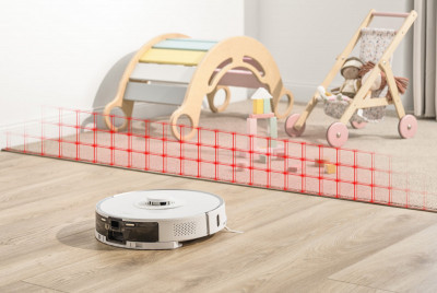 Будкрам купити Sencor Робот-пилосос, 400Вт, h=9,8см, вологе прибирання, конт пил -0,45л, вода -0,24л, НЕРА, білий Sencor Робот-пилосос, 400Вт, h=9,8см, вологе прибирання, конт пил -0,45л, вода -0,24л, НЕРА, білий 12