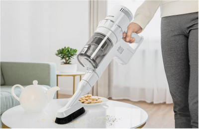 Будкрам купить Sencor Пылесос беспроводный, 250Вт, конт пыль -0,5л, автон. раб. до 45мин, НЕРА, подстветка, турбощетка, белый Sencor Пылесос беспроводный, 250Вт, конт пыль -0,5л, автон. раб. до 45мин, НЕРА, подстветка, турбощетка, белый 9