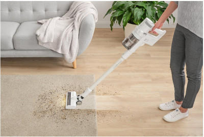 Будкрам купить Sencor Пылесос беспроводный, 250Вт, конт пыль -0,5л, автон. раб. до 45мин, НЕРА, подстветка, турбощетка, белый Sencor Пылесос беспроводный, 250Вт, конт пыль -0,5л, автон. раб. до 45мин, НЕРА, подстветка, турбощетка, белый 2