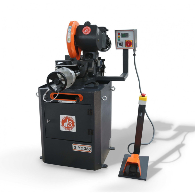 Будкрам купити Напівавтоматична дискова пилка з подвійним пневмо-затискачем Dispa Makina S-YD 350