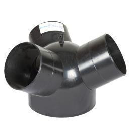 Будкрам купити Розподiльник Y-подібний: впускний отвір _ 150 мм, випускний отвір _ 3x100 мм Holzmann TV150100100100