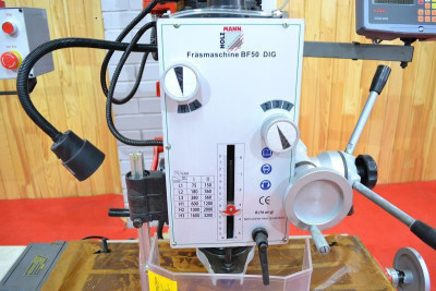 Будкрам купити Фрезерний верстат Holzmann BF50DIG_400V Фрезерний верстат Holzmann BF50DIG_400V 9