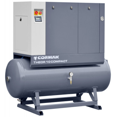 Будкрам купити Комплект CORMAK THEOR 20 INVERTER Compact (гвинтовий компресор THEOR20, осушувач повітря N20S, бак 500л)