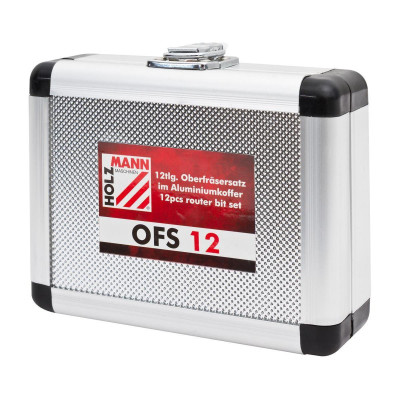 Будкрам купити Комплект верхніх фрез 12 шт. в алюмінієвій валізі Holzmann OFS 12 Комплект верхніх фрез 12 шт. в алюмінієвій валізі Holzmann OFS 12 2