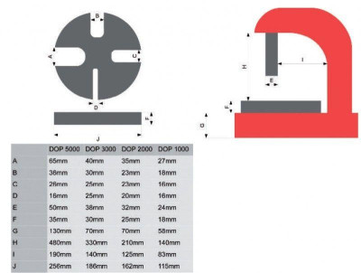 Будкрам купити Прес ручний Holzmann DOP 5000 Прес ручний Holzmann DOP 5000 7
