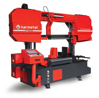 Будкрам купить Полуавтоматическая двухколонная ленточная пила по металлу Karmetal KSA 560x800