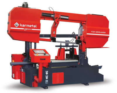 Будкрам купить Полуавтоматическая двухколонная ленточная пила по металлу Karmetal KSA 600x800