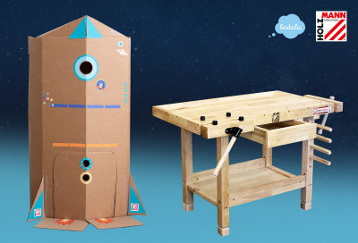 Будкрам купити Столярний верстак Holzmann WB 106MINI Столярний верстак Holzmann WB 106MINI 4