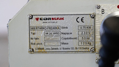 Будкрам купити Фрезерний верстат CORMAK HK-25L Vario Фрезерний верстат CORMAK HK-25L Vario 10
