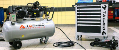 Будкрам купити Компресор масляний трициліндровий TAGRED TA309X Компресор масляний трициліндровий TAGRED TA309X 8