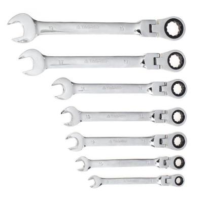 Будкрам купити Набір ключів TAGRED TA1207 із трищіткою 8-19 мм 7 шт Набір ключів TAGRED TA1207 із трищіткою 8-19 мм 7 шт 5