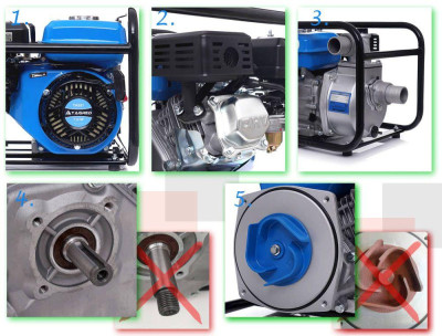 Будкрам купить Мотопомпа TAGRED TA551 Мотопомпа TAGRED TA551 8