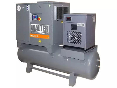 Будкрам купити Гвинтовий компресор з ремінним приводом WALTER SKTG 7,5/500 SXP COMBO