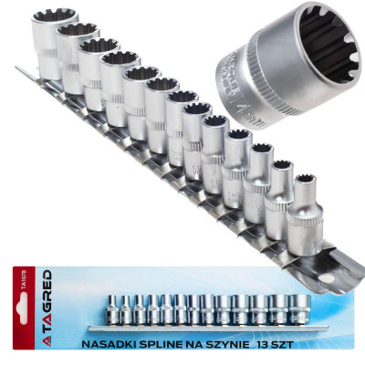 Будкрам купить Набор торцевых головок TAGRED TA1078, 13 шт