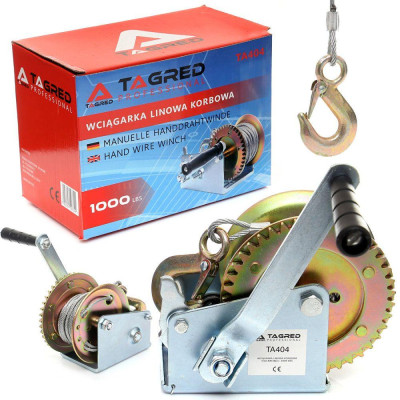 Будкрам купить Кривошипная лебедка TAGRED TA404