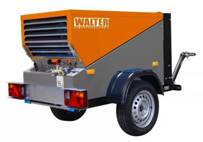 Будкрам купити Гвинтовий компресор мобільний WALTER WMC 2,5