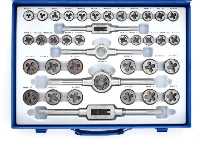 Будкрам купити Набір плашок, мітчиків та калібраторів TAGRED TA4016, 110 шт Набір плашок, мітчиків та калібраторів TAGRED TA4016, 110 шт 3