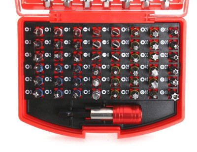 Будкрам купити Набір біт із 56 предметів TORX, 1/4 - 25мм, 75мм TAGRED TA1206 Набір біт із 56 предметів TORX, 1/4 - 25мм, 75мм TAGRED TA1206 3