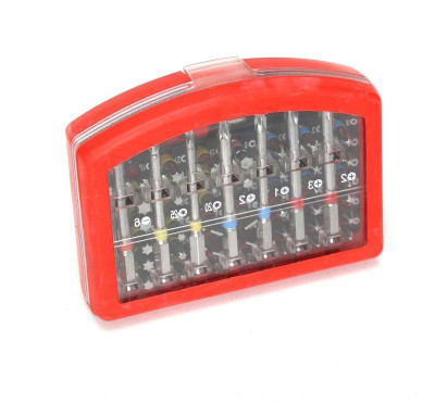 Будкрам купити Набір біт із 56 предметів TORX, 1/4 - 25мм, 75мм TAGRED TA1206 Набір біт із 56 предметів TORX, 1/4 - 25мм, 75мм TAGRED TA1206 5