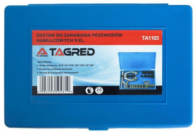 Будкрам купити Інструмент для стискання гальмівних шлангів, 9 шт TAGRED TA1103 Інструмент для стискання гальмівних шлангів, 9 шт TAGRED TA1103 4