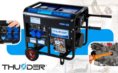 Будкрам купити Дизельний генератор THUNDER V2-D-12000 Дизельний генератор THUNDER V2-D-12000 4
