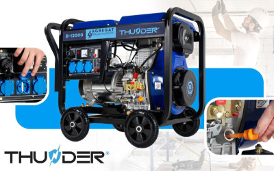 Будкрам купити Дизельний генератор THUNDER D-12000 Дизельний генератор THUNDER D-12000 2