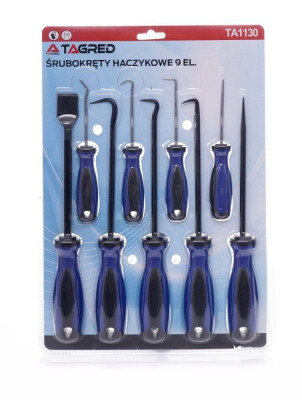 Будкрам купити Набір викруток, гачки для ущільнювальних кілець TAGRED TA1130 Набір викруток, гачки для ущільнювальних кілець TAGRED TA1130 3