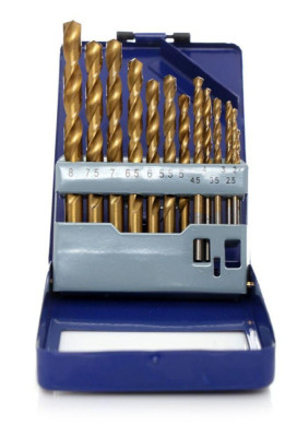 Будкрам купити Набір свердел по металу TAGRED TA1034, 13 шт Набір свердел по металу TAGRED TA1034, 13 шт 2