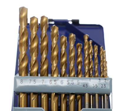 Будкрам купити Набір свердел по металу TAGRED TA1034, 13 шт Набір свердел по металу TAGRED TA1034, 13 шт 3