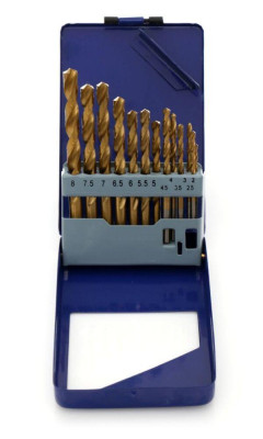 Будкрам купити Набір свердел по металу TAGRED TA1034, 13 шт Набір свердел по металу TAGRED TA1034, 13 шт 4