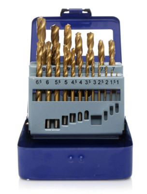 Будкрам купити Набір свердл по металу TAGRED TA1035, 19 шт Набір свердл по металу TAGRED TA1035, 19 шт 2