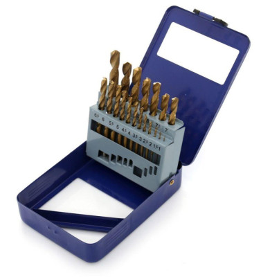 Будкрам купити Набір свердл по металу TAGRED TA1035, 19 шт Набір свердл по металу TAGRED TA1035, 19 шт 5