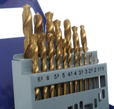 Будкрам купити Набір свердл по металу TAGRED TA1035, 19 шт Набір свердл по металу TAGRED TA1035, 19 шт 7