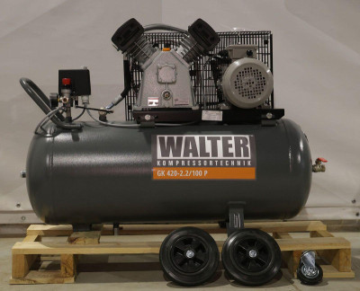 Будкрам купити Компресор поршневий WALTER GK 420-2,2/100 P Компресор поршневий WALTER GK 420-2,2/100 P 2