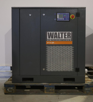 Будкрам купить Винтовой компрессор с ременным приводом и инвертором WALTER SF 15 SXP Винтовой компрессор с ременным приводом и инвертором WALTER SF 15 SXP 2