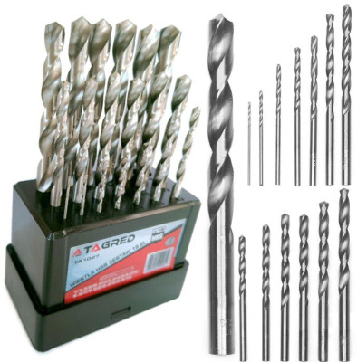 Будкрам купити Набір свердел по металу TAGRED TA1027, 19 шт Набір свердел по металу TAGRED TA1027, 19 шт 2