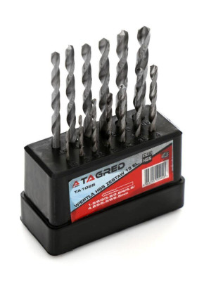 Будкрам купити Набір свердел по металу TAGRED TA1025, 13 шт Набір свердел по металу TAGRED TA1025, 13 шт 2